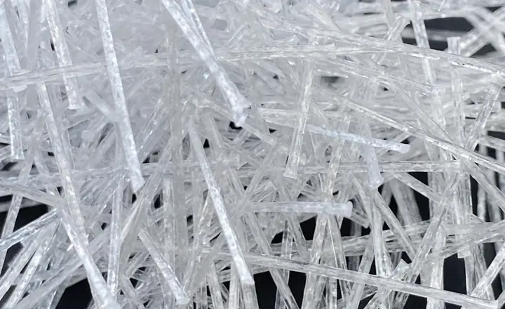 Transparent 45 clear polypropylene macro fibres